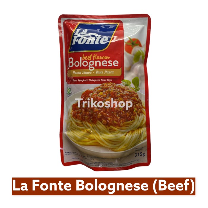 

SAUS-DRESSING- BUMBU BOLOGNESE LAFONTE 315GR -SAUS-DRESSING.