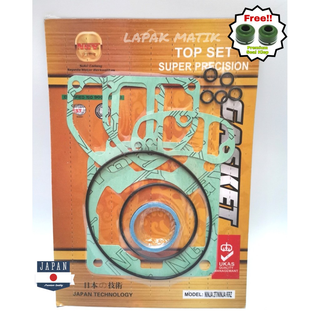 Paking Gasket TOP SET NINJA KZR Nagoya Gold perpak packing