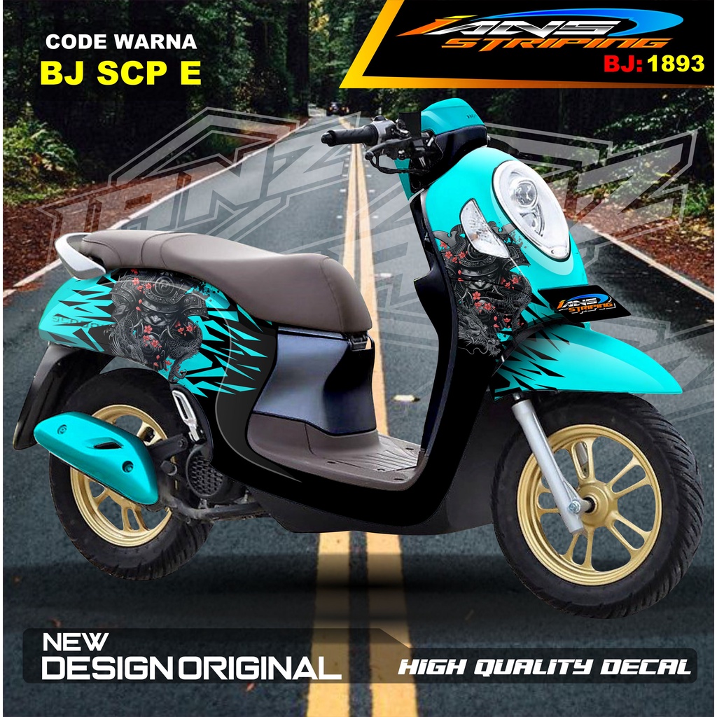 STIKER DECAL FULL BODY SCOOPY / STICKER ALL NEW SCOOPY / STIKER FULL BODY SCOOPY TERMURAH / STIKER MOTOR SCOOPY / STIKER MOTOR