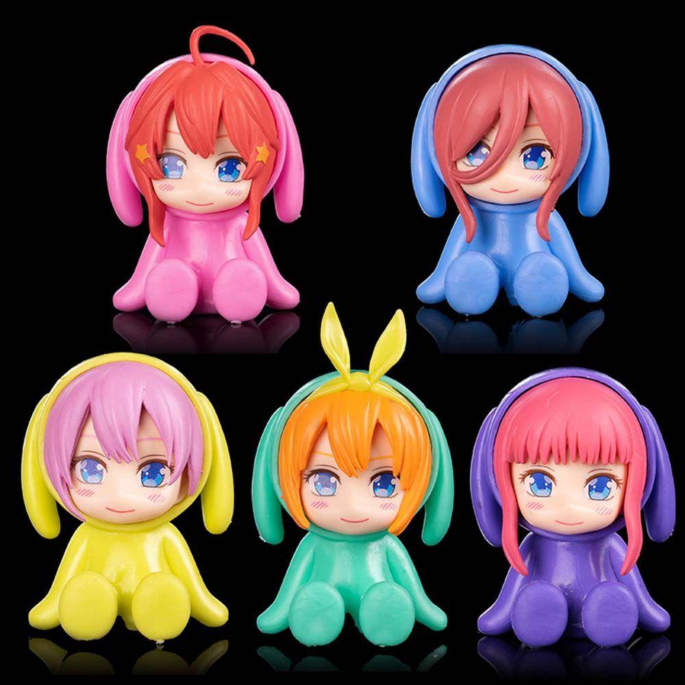 [Elegan] Patung Action Figure Nakano Miku PVC Nakano Miku Miniatur Koleksi Model The Quintessential Quintuplets Anime Figure