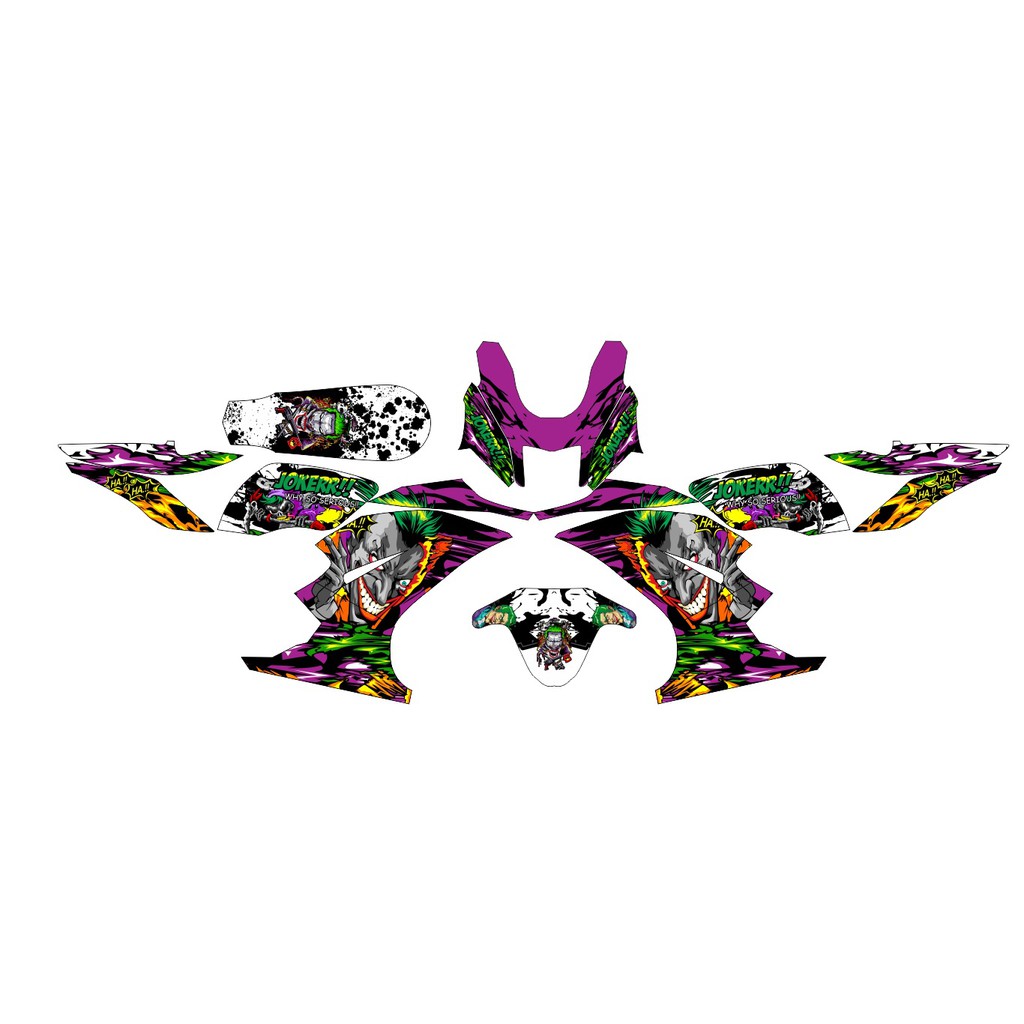 decal ninja rr joker