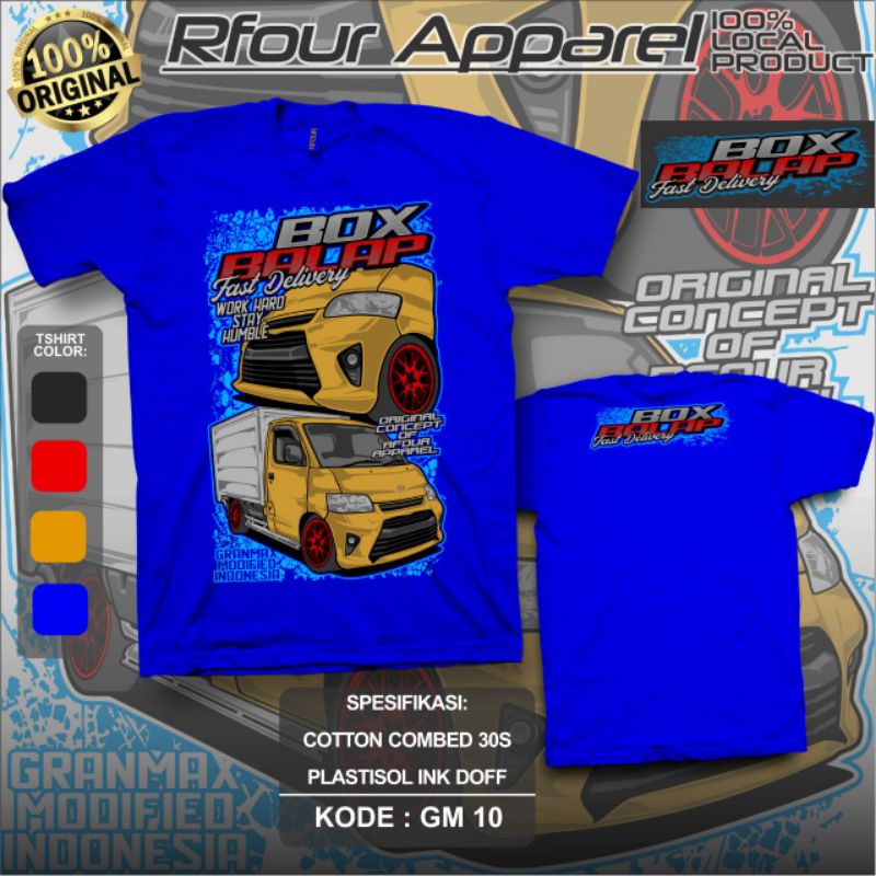 GM 10 KAOS GRAND MAX KAOS PICK UP kaos truk original rfour canter mania kaos truk