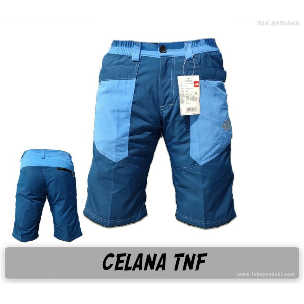 Celana Pendek TNF Warna Outdoor Pants Quick Dry Melar Cepat Kering
