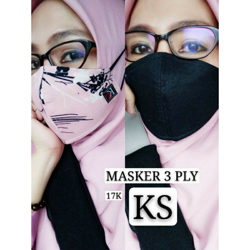 MASKER MOTIF UNTUK REMAJA II 3PLY  || KS