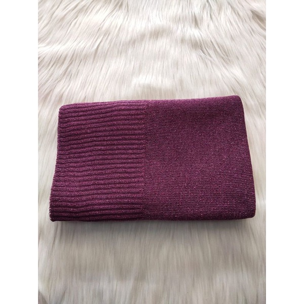 PASMINA RAJUT GLITTER PREMIUM/ PASHMINA RAJUT GLITTER/ HIJAB RAJUT GLITTER/ cocok tuk pengantin dan acara formal-LAVENDER