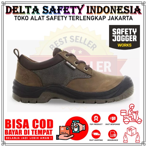 Sepatu Safety Jogger Sahara Brown Original Safety Shoes Jogger