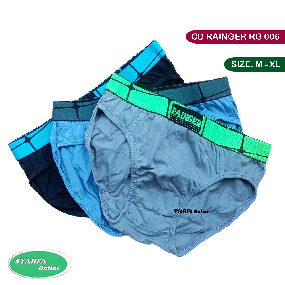 [ isi 3 Pccs ] Cd Rainger 006 | Celana Dalam Pria | Cd Karet Boxer TOKO KL