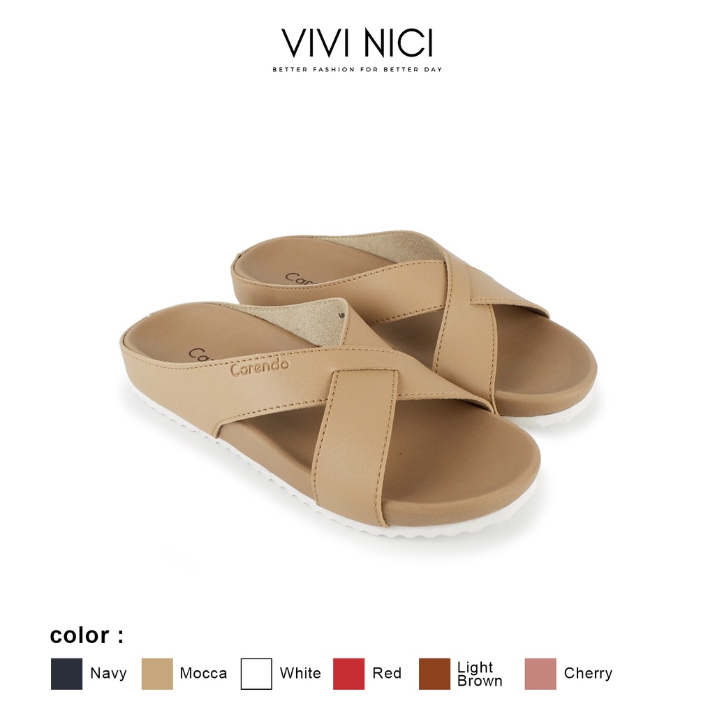 Carendo by Vivi Nici - Melly Sandal Wanita-Mocca