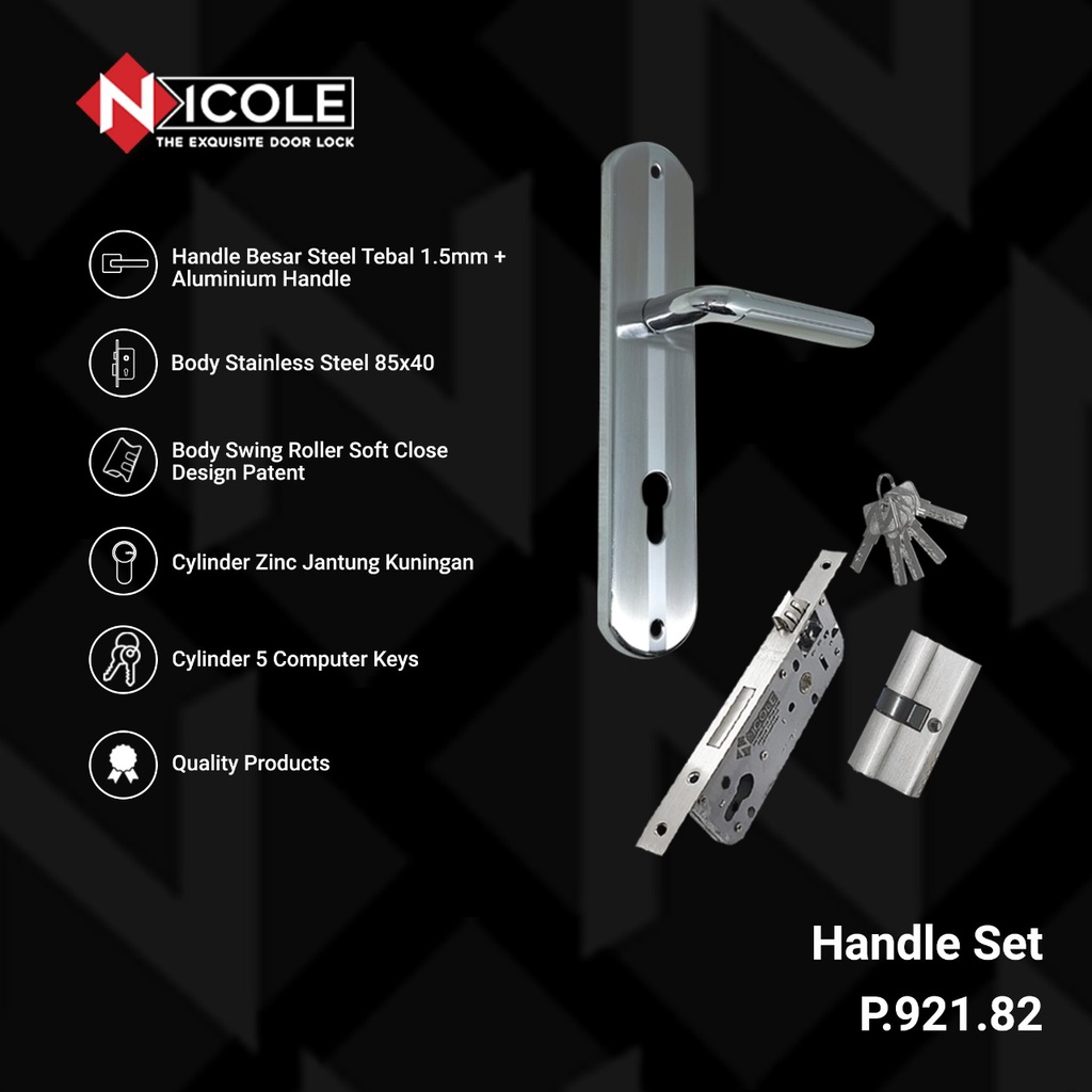 Gagang Pintu Set /Handle Set (P.921.82)