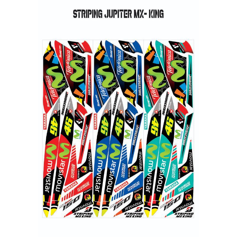 STRIPING  YAMAHA JUPITER MX-KING/ MXKING MOVISTAR