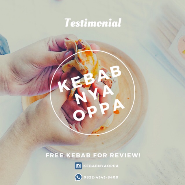 

TESTIMONIAL PEMBELI KEBABNYA OPPA | REVIEW CAPTURE DAN FREE KEBAB!