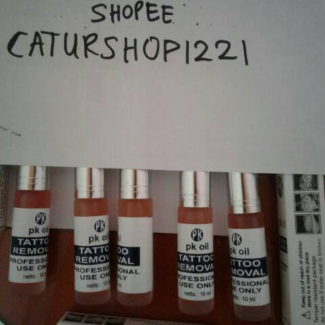 Penghapus Tato Ampuh Pk Oil Asli Obat Penghilang Tato Permanen