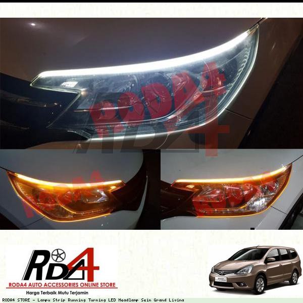 Lampu Strip Running Turning LED Headlamp Sein Grand Livina