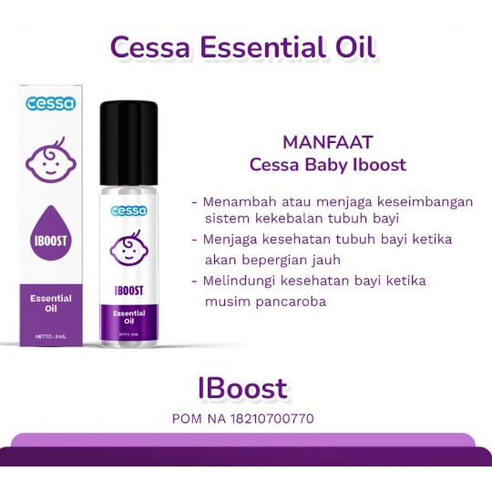 Cessa Essential Oil - Immune Booster | Meningkatkan Daya Tahan Tubuh Bayi