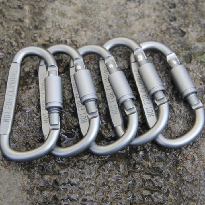 Carabiner Travel Survival Kit - Set of 6pcs