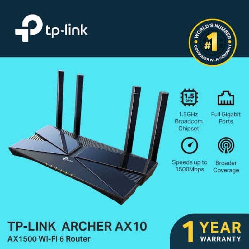 Tplink Archer AX10 AX1500 Tp-Link AX 10 AX 1500 Wifi 6 wireless Router