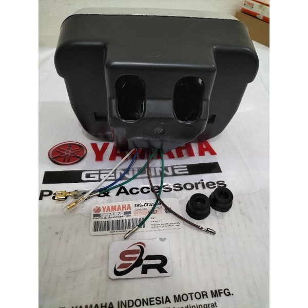 REFLEKTOR/BATOK LAMPU DEPAN YAMAHA  RK KING NEW OLD  KELENGKAPAN PRODUK  BATOK LAMPU DEPAN KOMPLIT ADA LAMPU 2 PIS