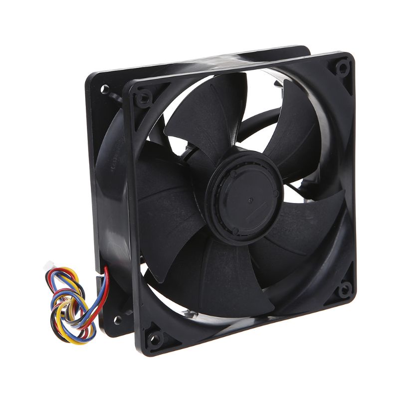 Bt SHLF1212HHE-08 CPU Cooling Fan 12038 4pin 4kabel PWM Kontrol Suhu Otomatis Server Pendingin Dengan Bearing