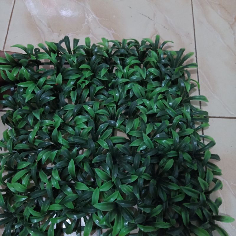 rumput plastik dekorasi