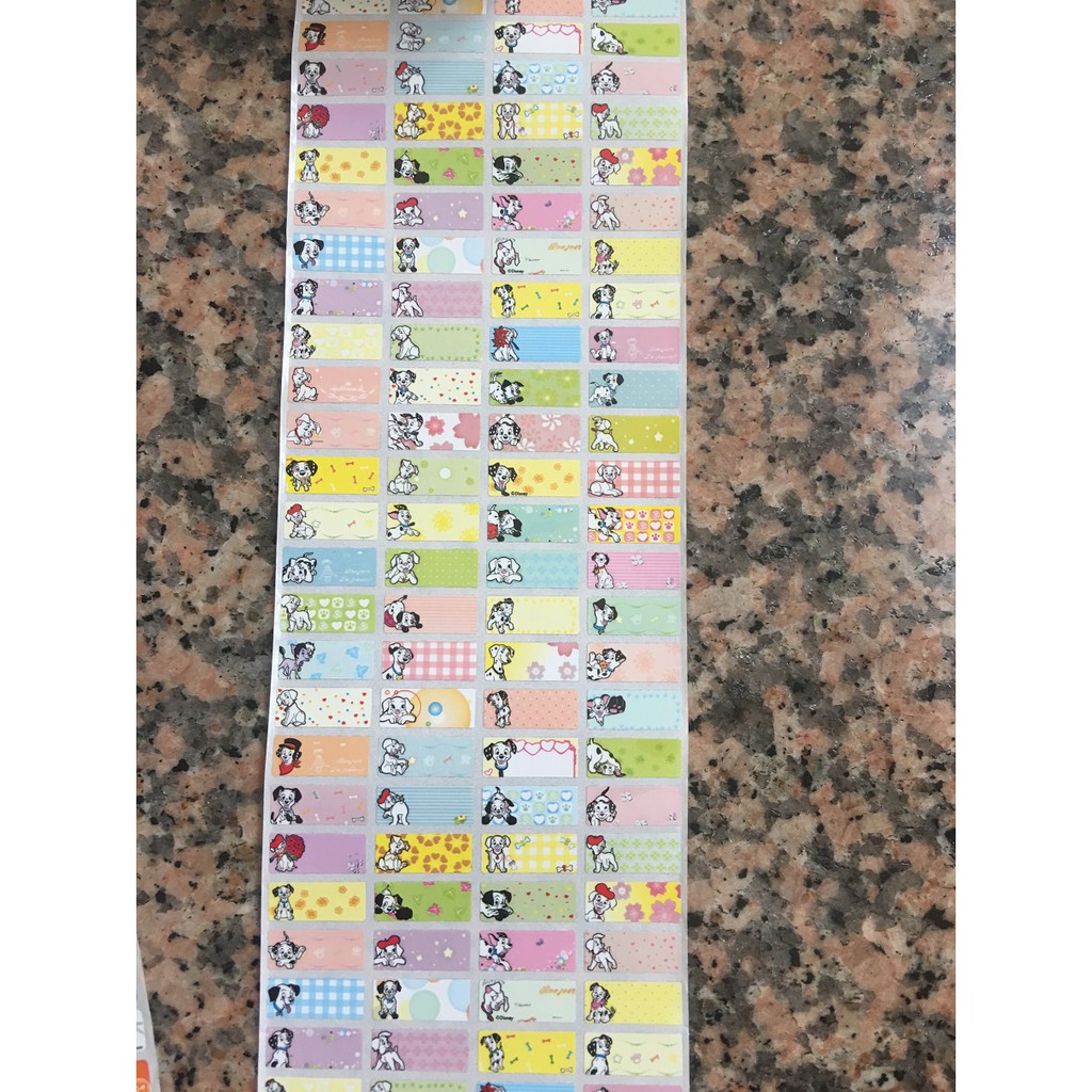 

Stiker Label Nama Name Sticker Waterproof Anti Air Dalmation Dog Doggy Anjing