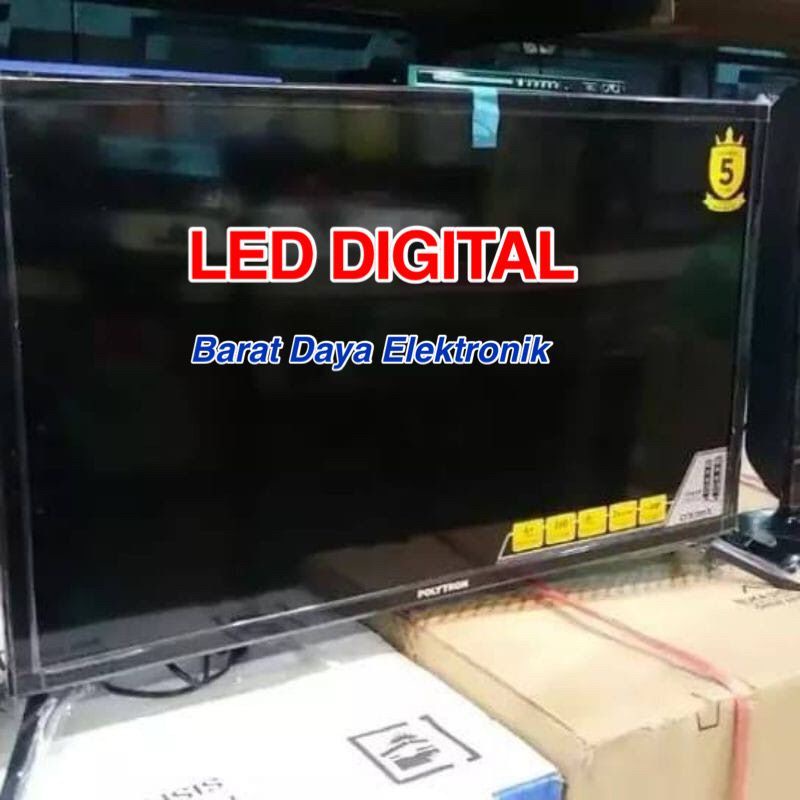 LED DIGITAL POLYTRON DIGITAL LED TV 32 Inchi LED TV LED Digital PLD32V1753 USB Movie HDMI DVB-T2