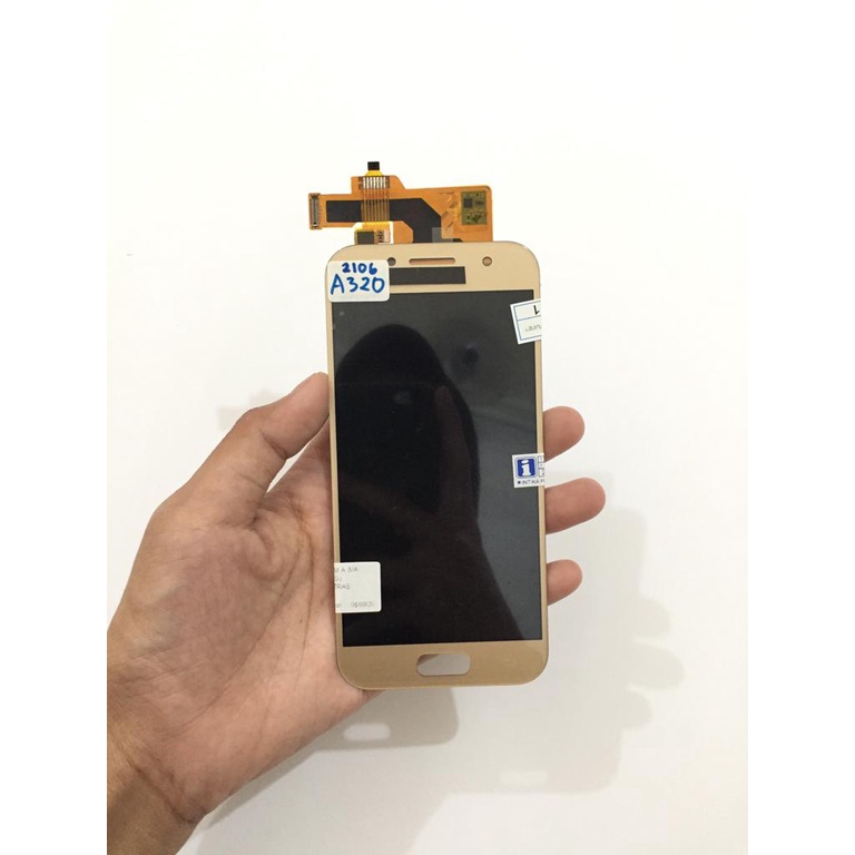 LCD SAMSUNG A320 GOLD A3 2017 CONTRAS