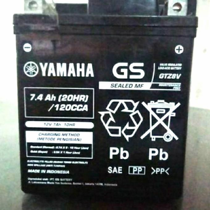 Aki Accu GS GTZ8V YUASA YTZ8V MOTOBATT MTZ8V VESPA LX PIAGGIO LIBERTY Quick Seller