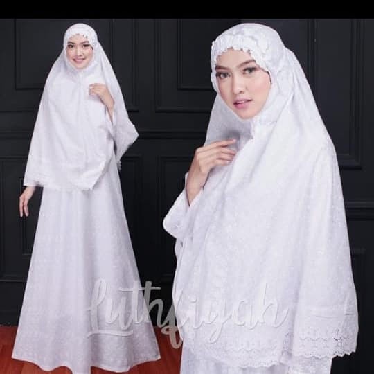 PREMIUM GAMIS PUTIH STELAN BERGO / GAMIS UNTUK UMROH - PUTIH, M