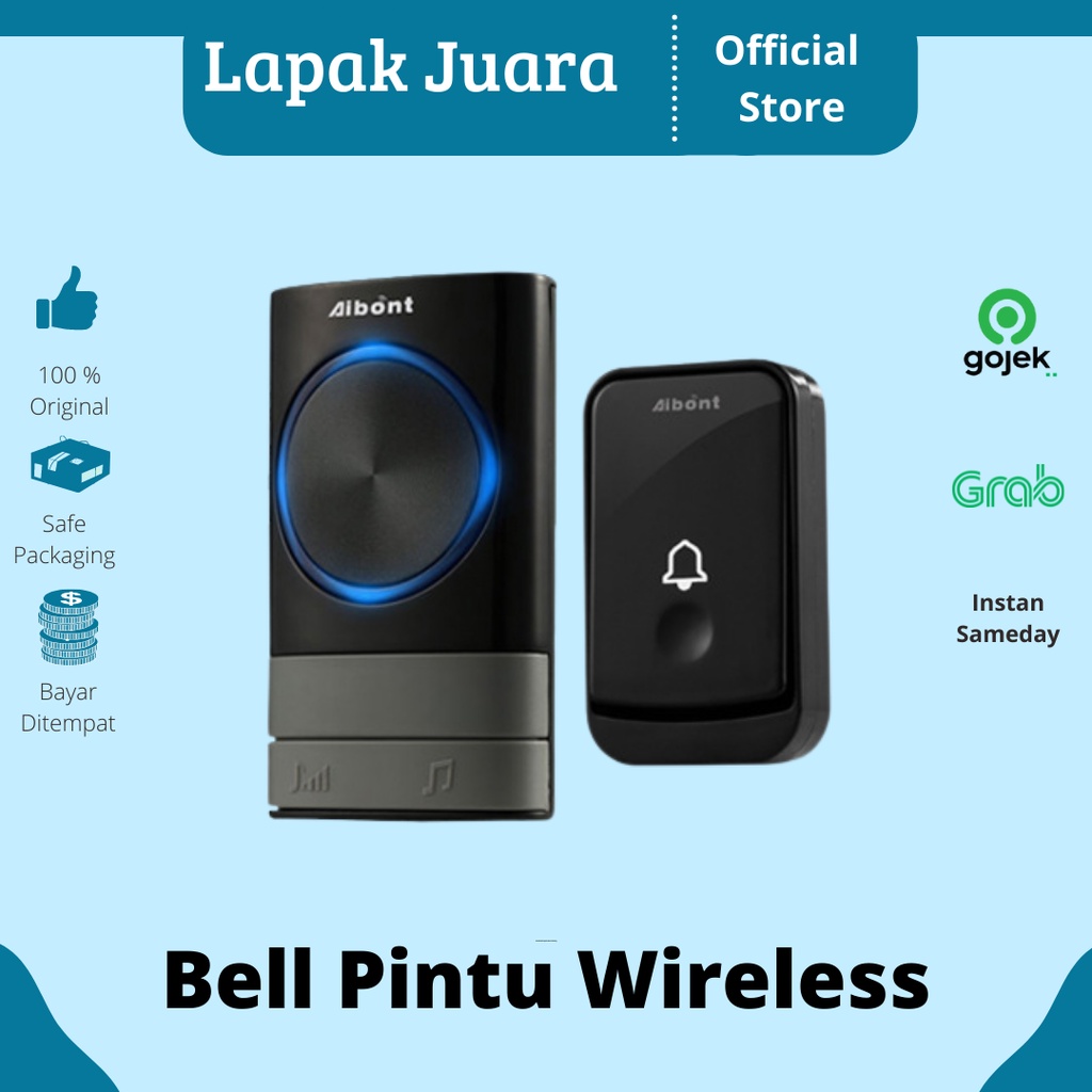 Bell Pintu Wireless | Bell Pintu | Alarm Pintu Wireless | Bell Pintu Rumah Tanpa Kabel | bell pintu 