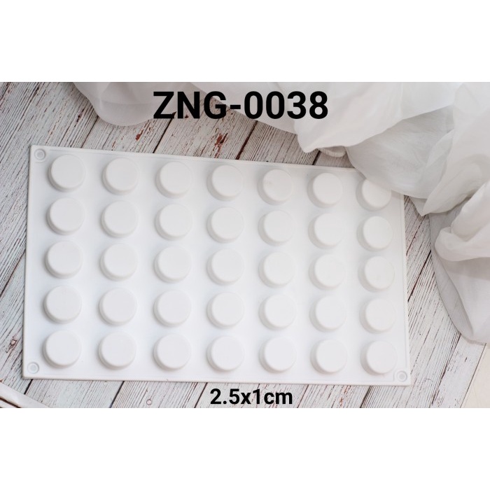 ZNG-0038 Cetakan Silikon Cetakan Coklat Fondant Bulat