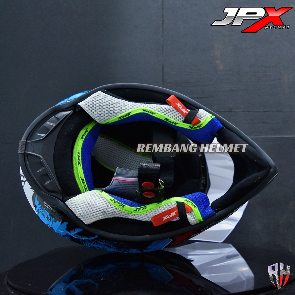 HELM JPX CROSS_FOX1 X14 - PEARL WHITE GLOSS PAKET GANTENG GOOGLE SNAIL HELM JPX KLX ORIGINAL HELMET MOTO TRAIL SUPERMOTO HELM FULL FACE MOTO CROSS TERBAIK TERMURAH-2