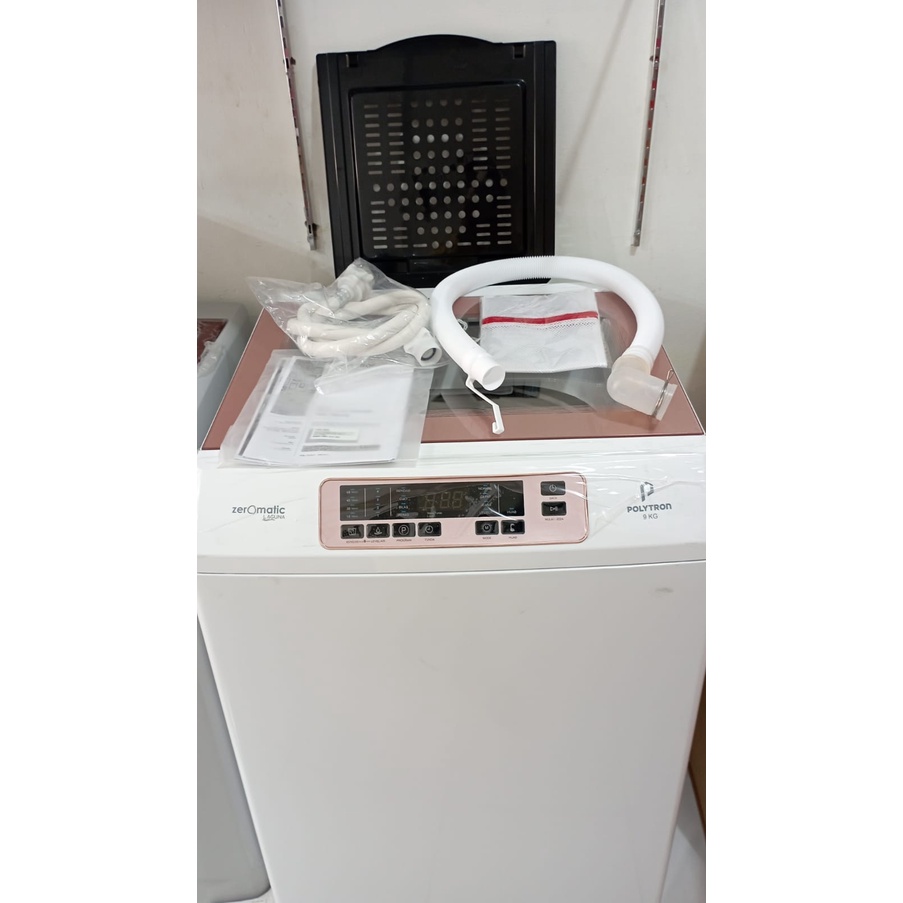 Mesin Cuci 1 Tabung POLYTRON PAW 1028 10 Kg Garansi Resmi Khusus Jawabarat Jabodetabek (Kota bandung dan Cimahi Bisa COD)