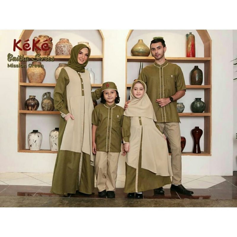 Sarimbit Family Premium Ghaita Series by Keke|Satimbit Terbaru 2022|Baju Sarimbit|Sarimbit Keluarga|