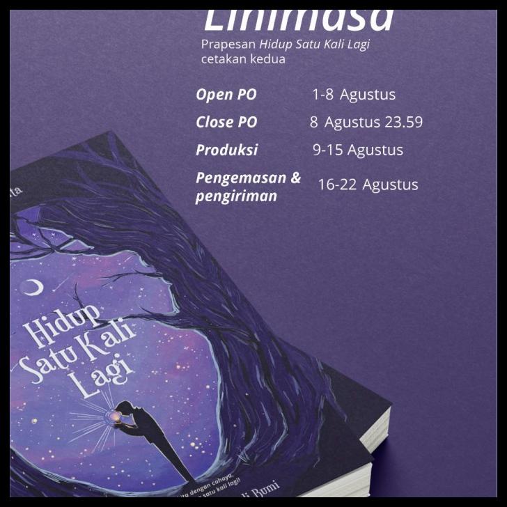 TERBARUU Paket Buku Hidup Satu kali Lagi & Seni Tinggal di Bumi / Nyala Semesta TERBARU