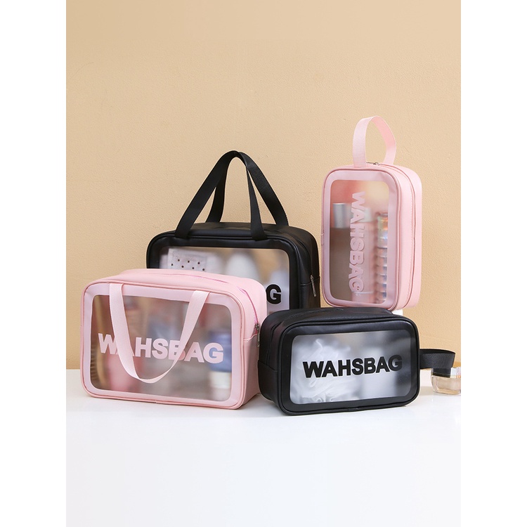 Waterproof Washbag Tas Toiletries Kosmetik Transparant Pouch Travel Bag Make Up Organizer Toiletry