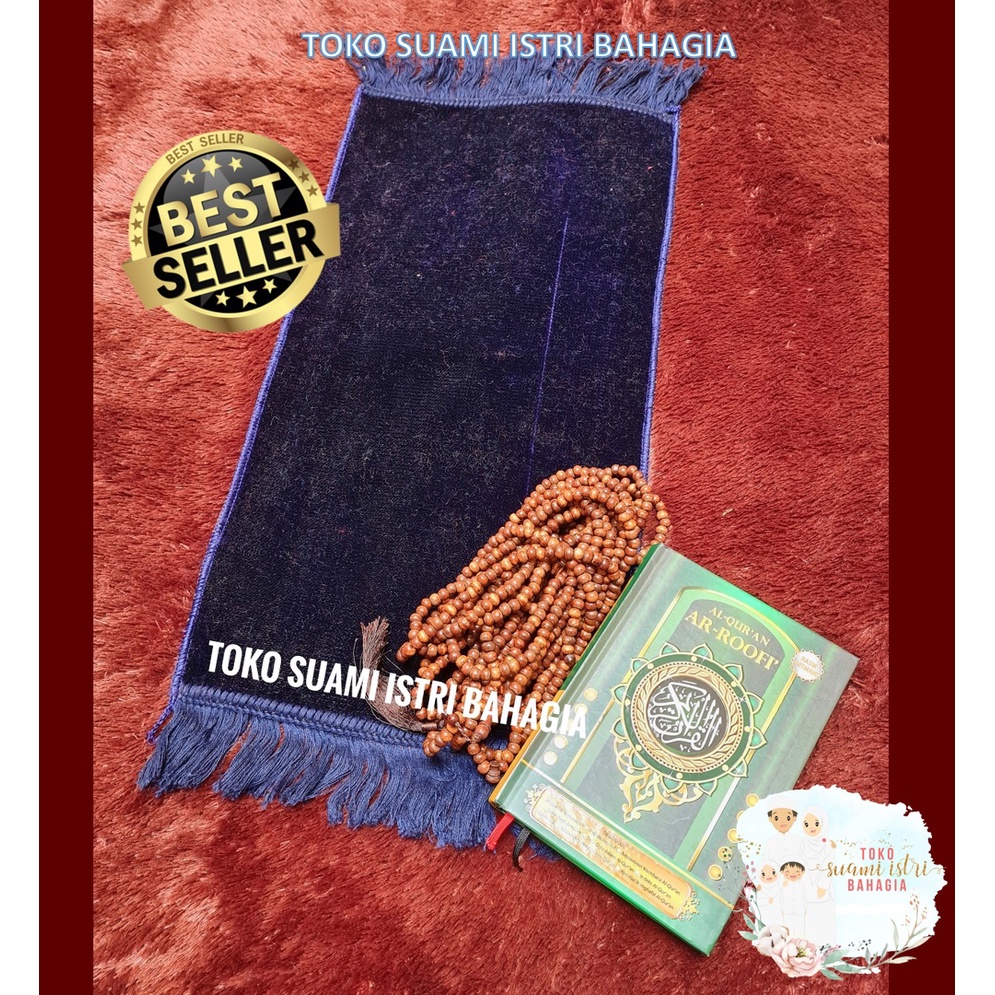 Sajadah Turki Dhodia Grade B 35 x 60 Cm Polos Motif Termurah Kepala Muka Kecil Anak Turki Velvet