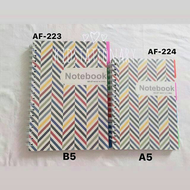 

Notebook Spiral / Buku catatan / agenda B5 A5