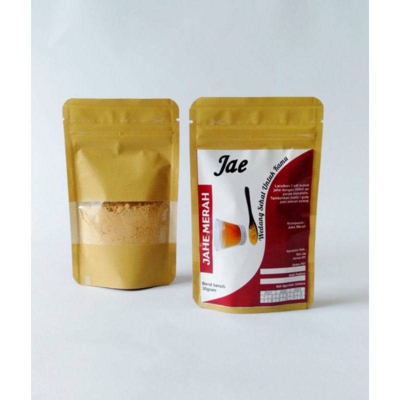 

Minuman Herbal Jahe Merah Murni/Instant Drink Powder/Wedang Rempah/Jahe Merah Bubuk