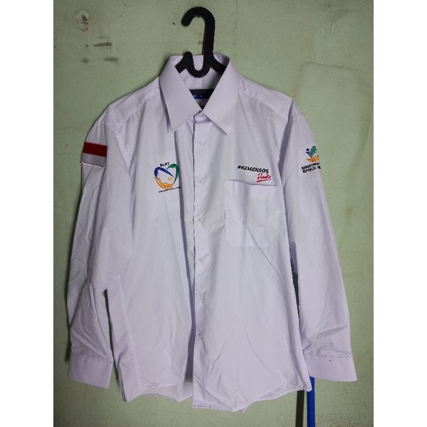 KEMEJA SLRT KEMENSOS HADIR KEMENSOS RI LENGAN PANJANG