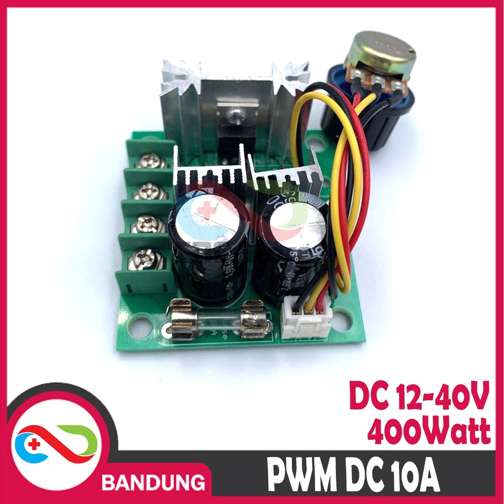 PWM DC 10A STRONG SPEED CONTROL MOTOR DC LED DIMMER 400W 12V-40V