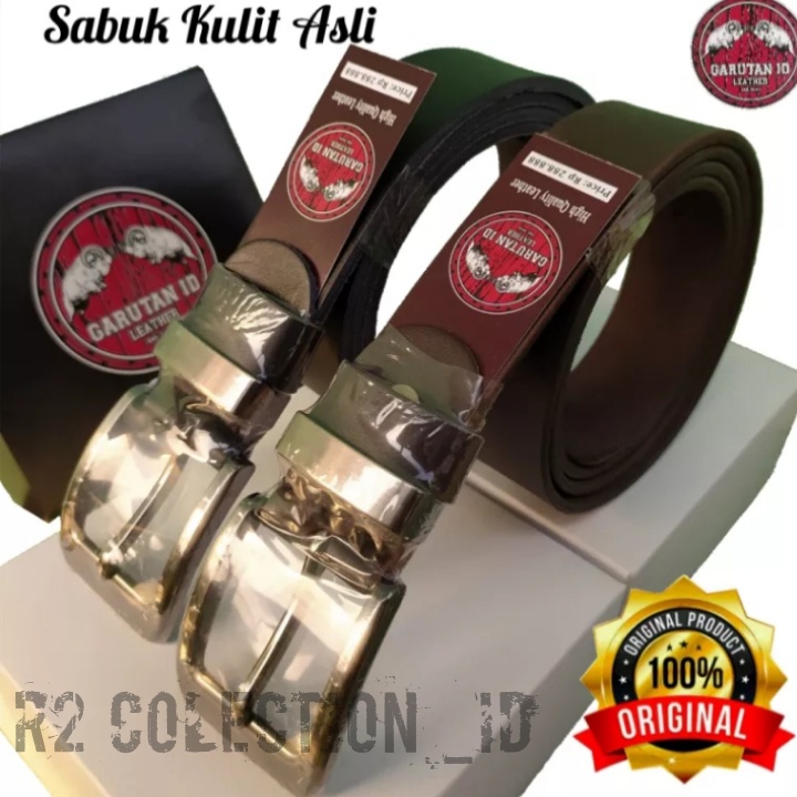 Gesper Kulit Pria / Ikat Pinggang Kulit Asli Garut / GARUTAN.ID / Sabuk Kulit Pria asli