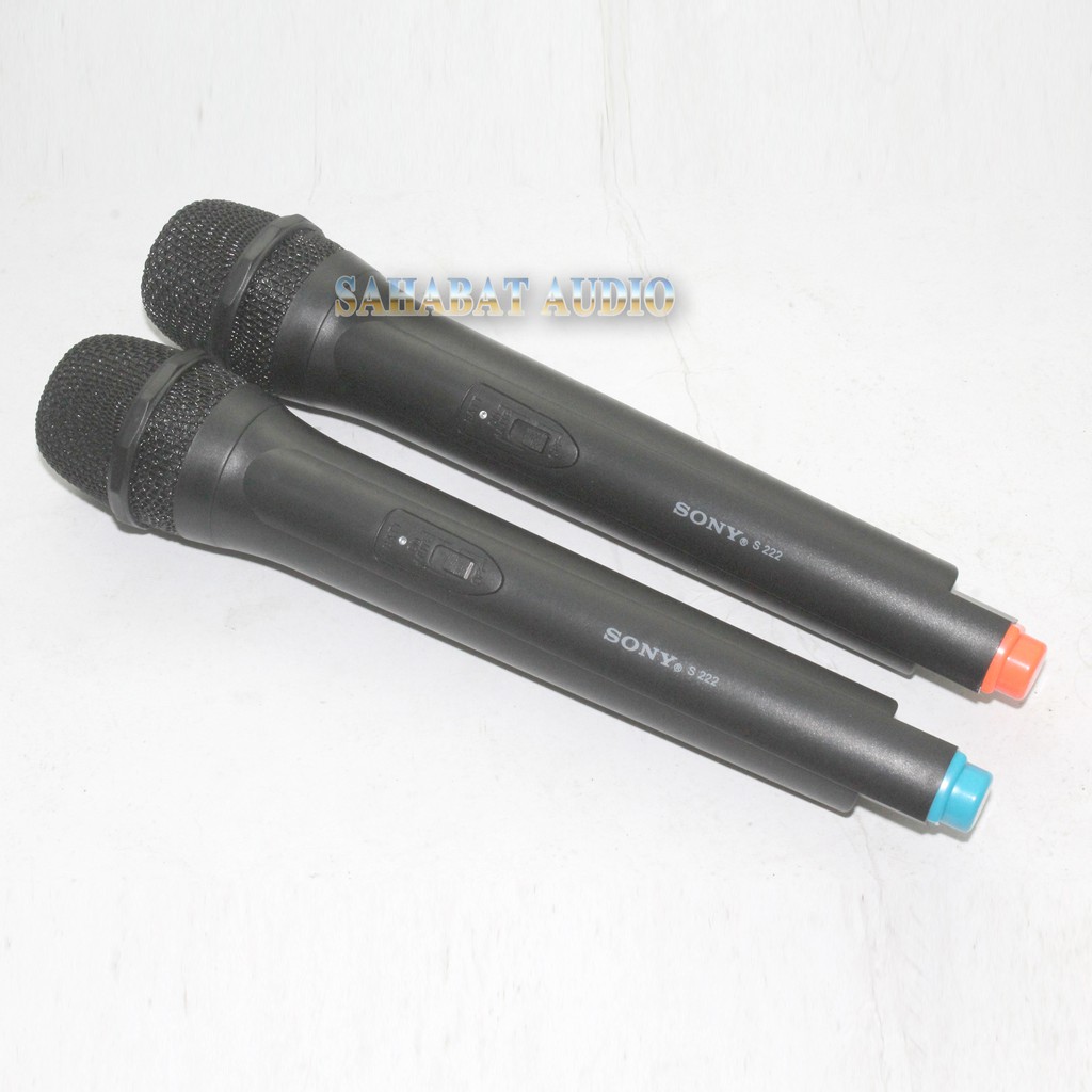 Mic Wireless SONY S 222 / Microphone Wireless S222 / Mic S-222 / Mic Murah S - 222 / Mic Sony S222