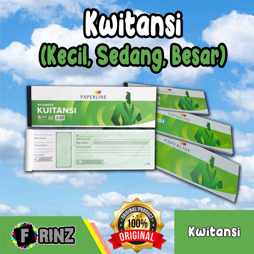 

ATK ~ Kwitansi Pembayaran / Kuitansi Transaksi Kecil Sedang Besar