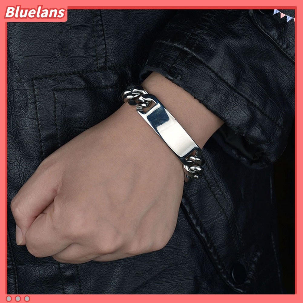 Gelang Rantai Bahan Stainless Steel Untuk Pria