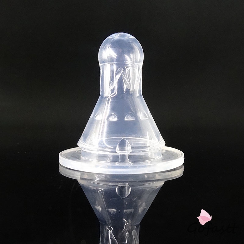 dot bayi botol susu Cross Hole Cair Silicone Milk Nipple Untuk Anak / Dot Silikon Peristaltik G-6