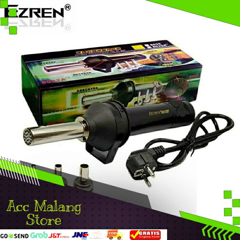 Garansi 1 Minggu Second (bekas) Ezren 8032 Solder Uap / Blower / Portable Solder Uap 8032A (3pcs Mat