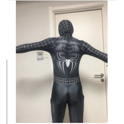 PREORDER Kostum Raimi Kostum Cosplay Ketat 3 Racun Hitam Yang Menakjubkan Kostum Zentai untuk Dewasa