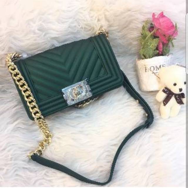CHANEL BOY JELLY CHEVRON MINI
