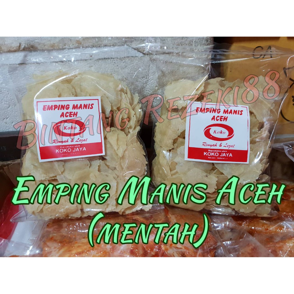

Emping Manis Aceh (Mentah)