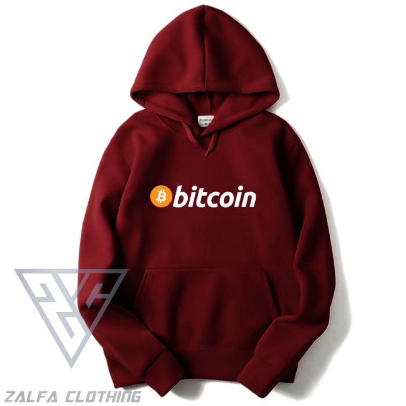 JAKET HOODIE PULLOVER BTC BITCOIN